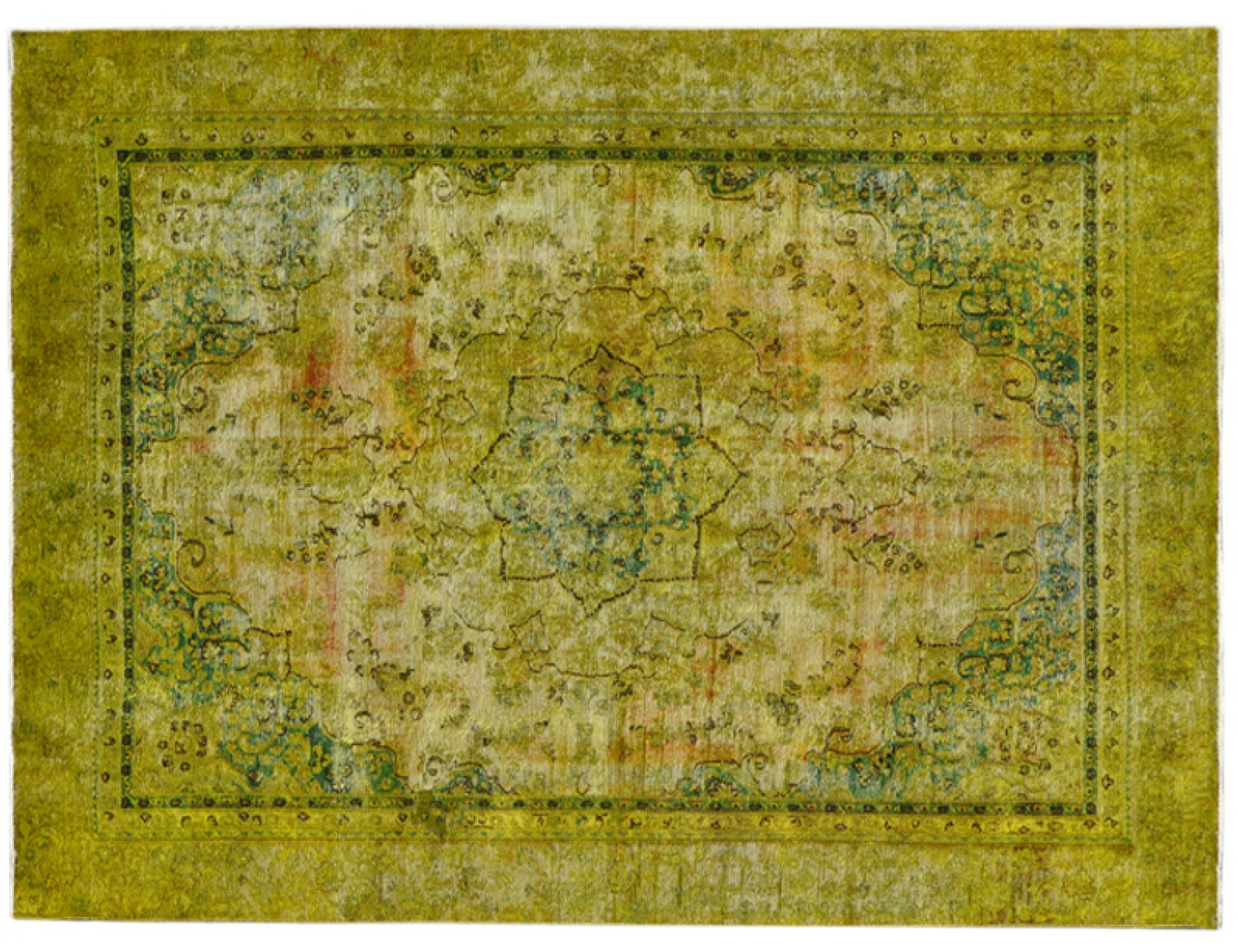  Vintage Tapis  jaune <br/>351 x 259 cm