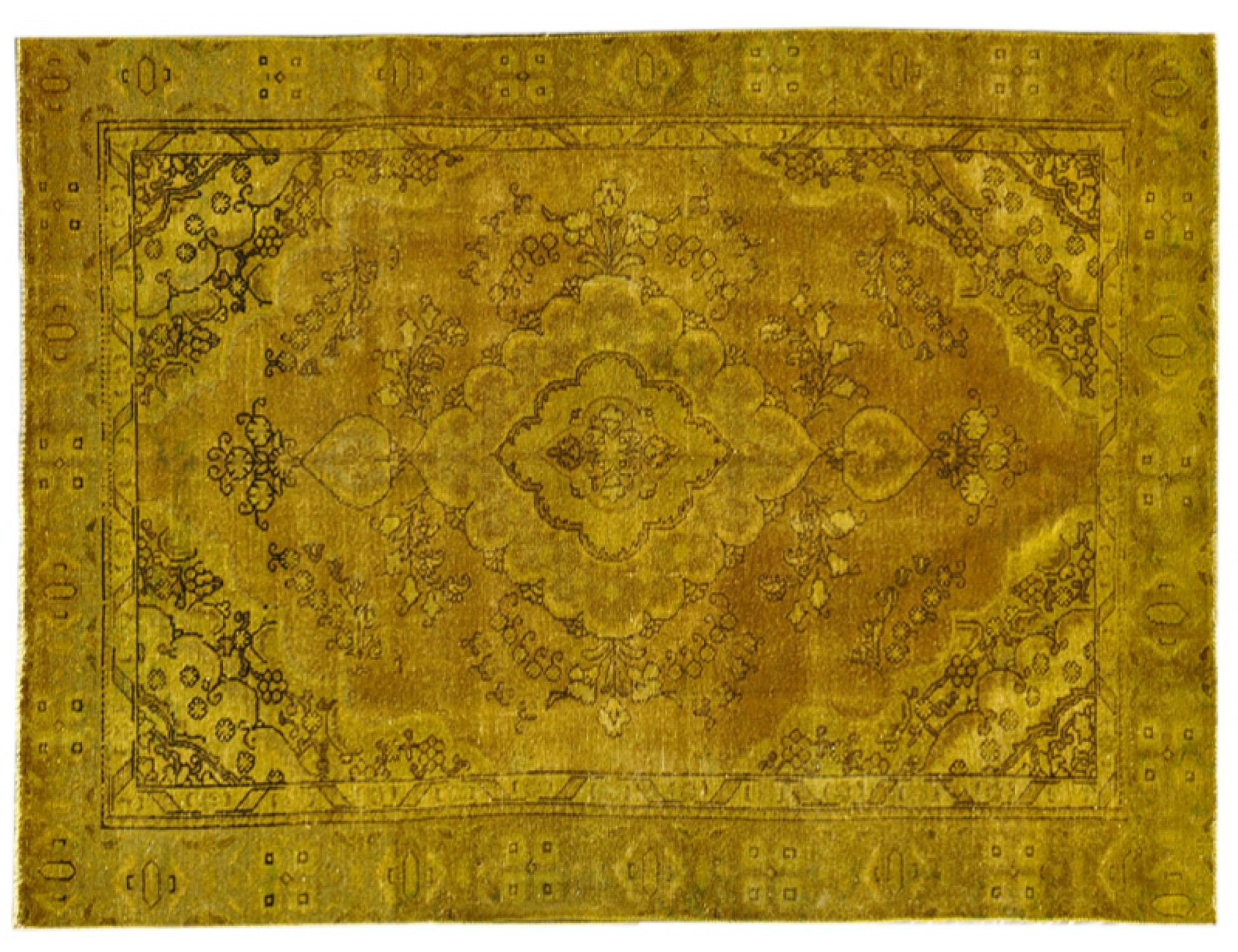 Vintage Carpet  yellow  <br/>286 x 172 cm