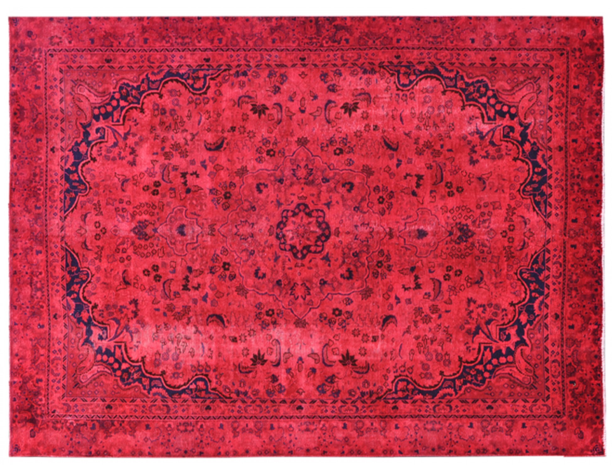 Vintage Tæppe  rød <br/>343 x 258 cm