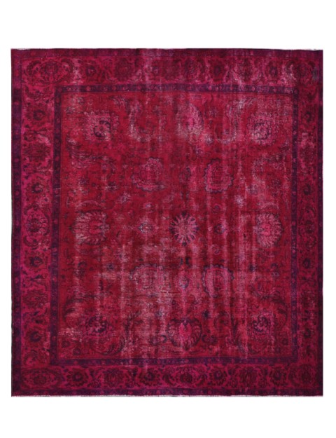 Rot Persien Vintage Teppich 317 x 306 cm