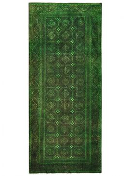 Vintage Teppe 296 X 123 grønn