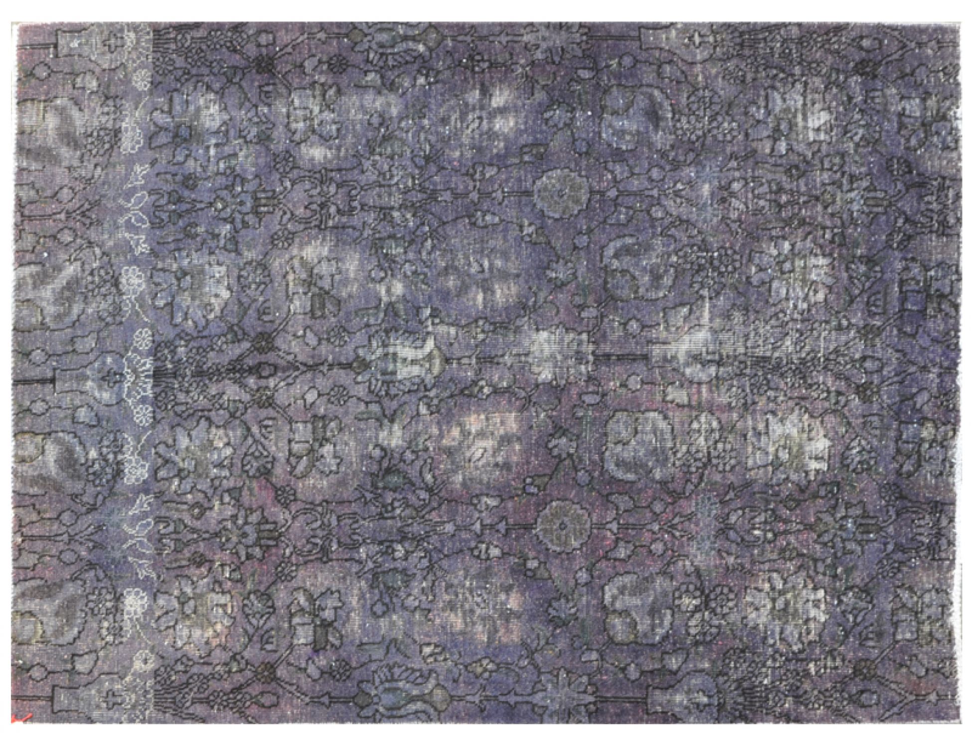 Tappeto Vintage  blå <br/>202 x 136 cm
