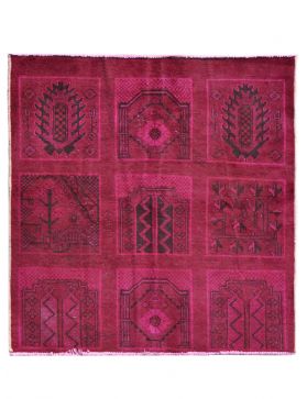  Vintage Tapis 129 X 127 rouge