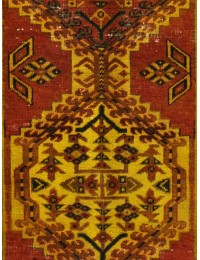 Giallo Persiano Tappeto Vintage 237 x 100 cm - view 1