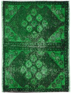 Vintage Teppich 70 X 78 grün