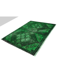 Grün Persien Vintage Teppich 70 x 78 cm - view 1