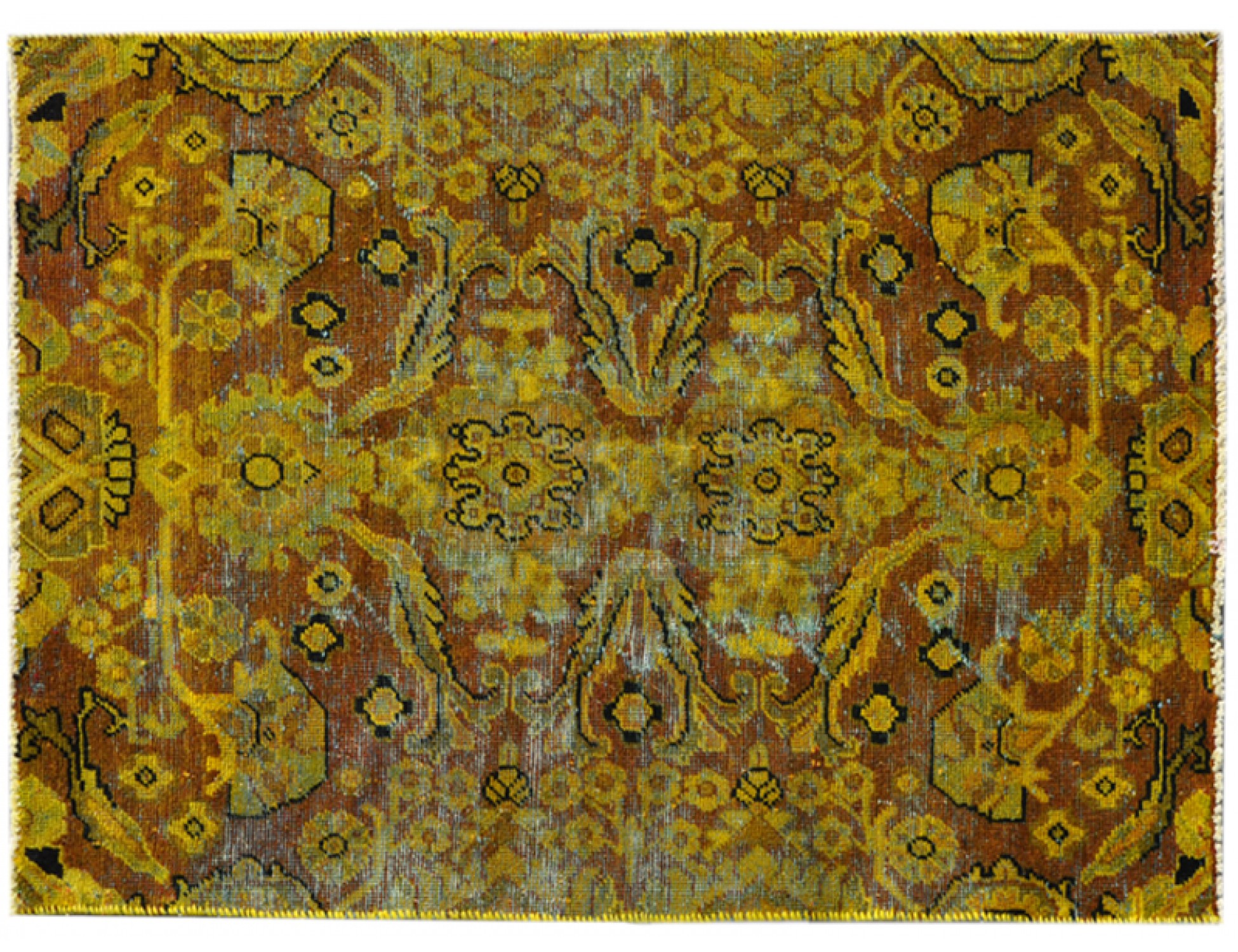 Tappeto Vintage  giallo <br/>159 x 95 cm