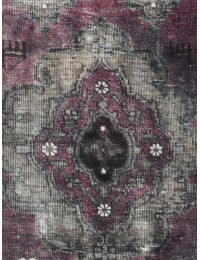 Marrone Persiano Tappeto Vintage 264 x 138 cm - view 3
