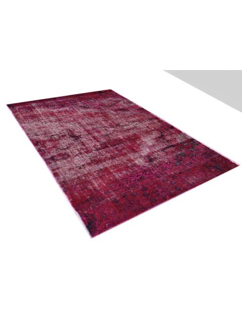 Rot Persien Vintage Teppich  232 x 125 cm