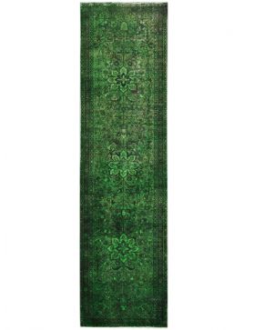 Alfombra vintage 347 X 98 verde