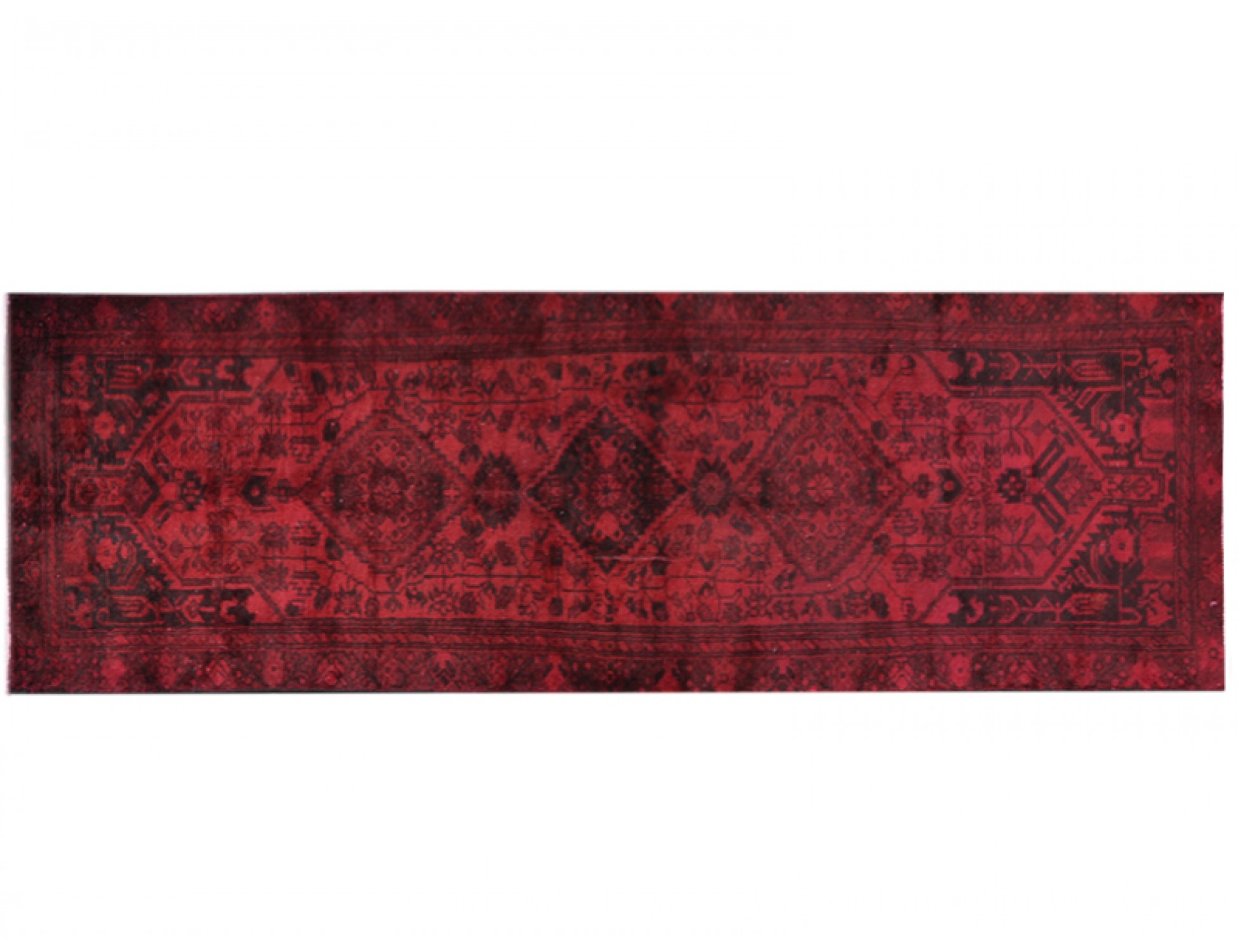 Red  Persia Vintage Carpet  271 x 89 cm