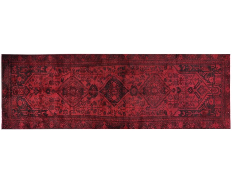 Rosso Persiano Tappeto Vintage 271 x 89 cm