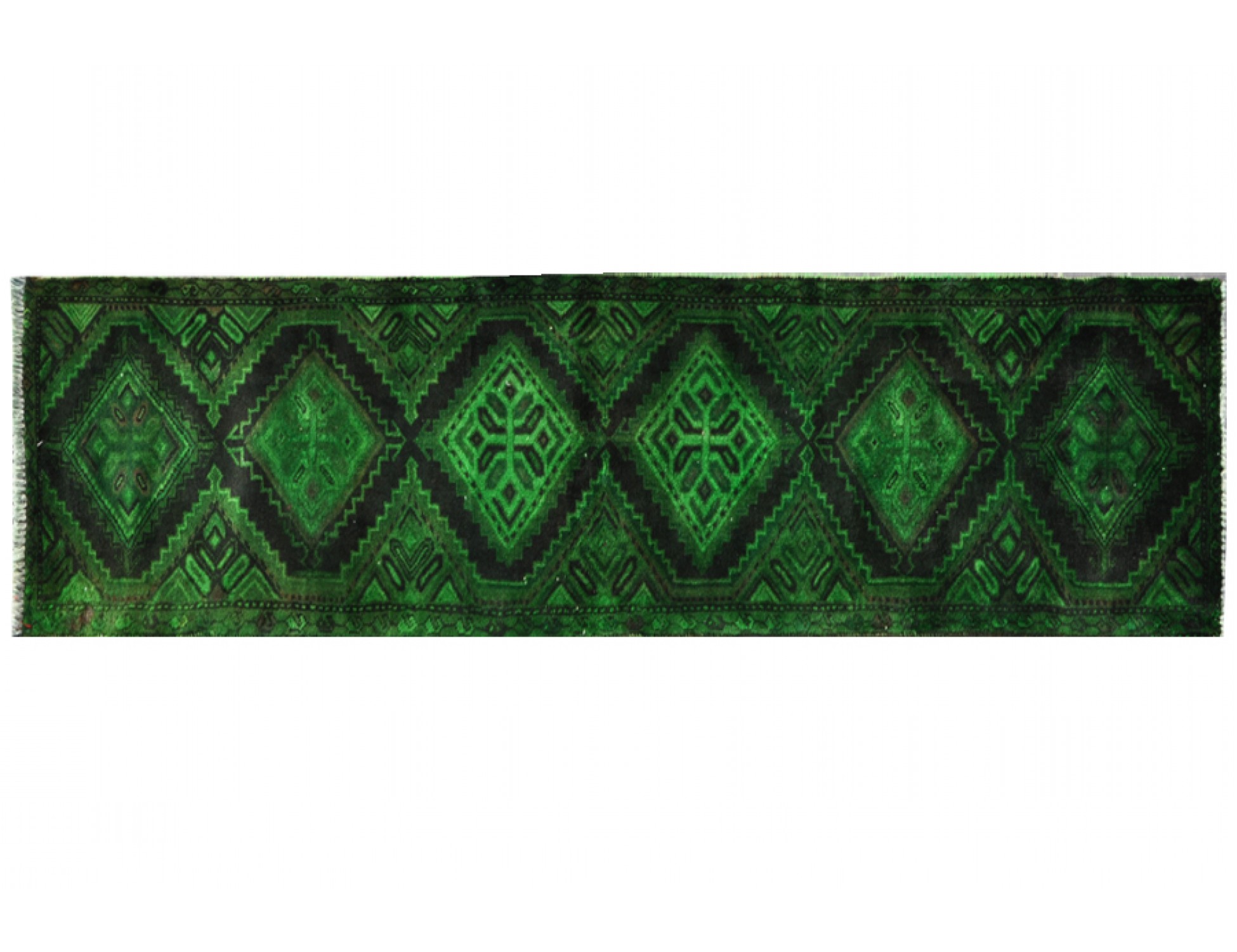 Tappeto Vintage  verde <br/>253 x 62 cm