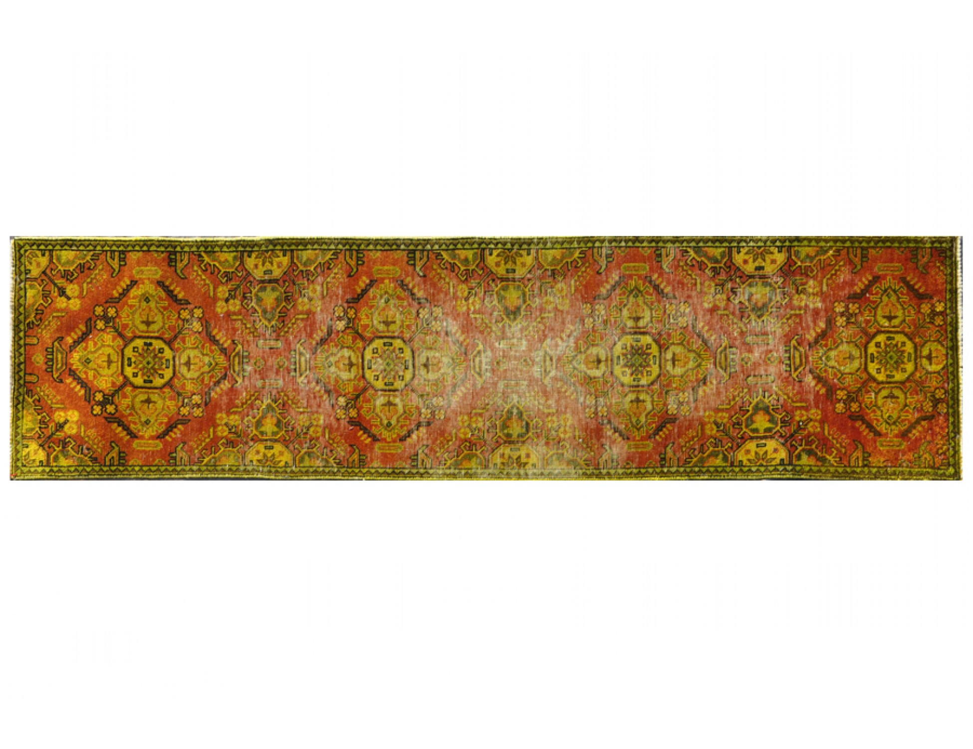 Tappeto Vintage  giallo <br/>171 x 63 cm