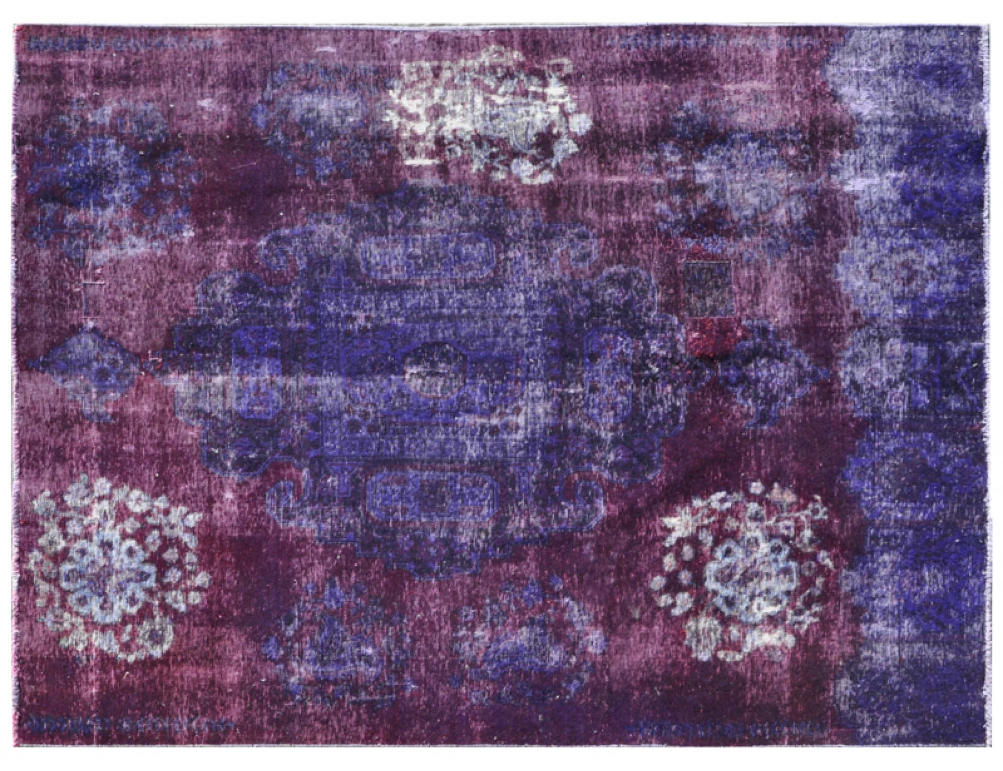Tappeto Vintage  blu <br/>249 x 196 cm