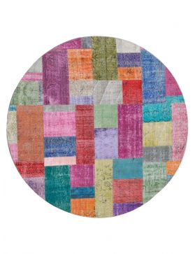 Patchwork Carpet 219 X 219 multicolor 