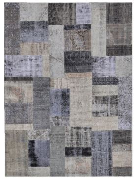 Patchwork Carpet 239 X 174 grey
