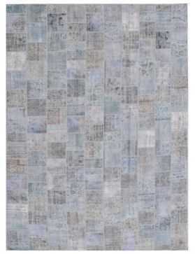 Alfombra patchwork 597 X 426 azul
