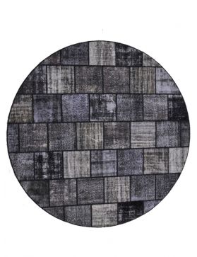 Alfombra patchwork 270 X 270 negro
