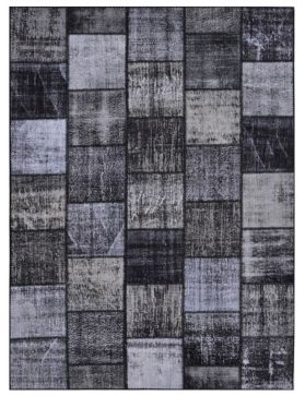 Patchwork Carpet 297 X 197 musta