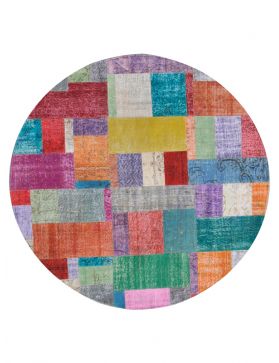 Patchwork Carpet 219 X 219 multicolor 