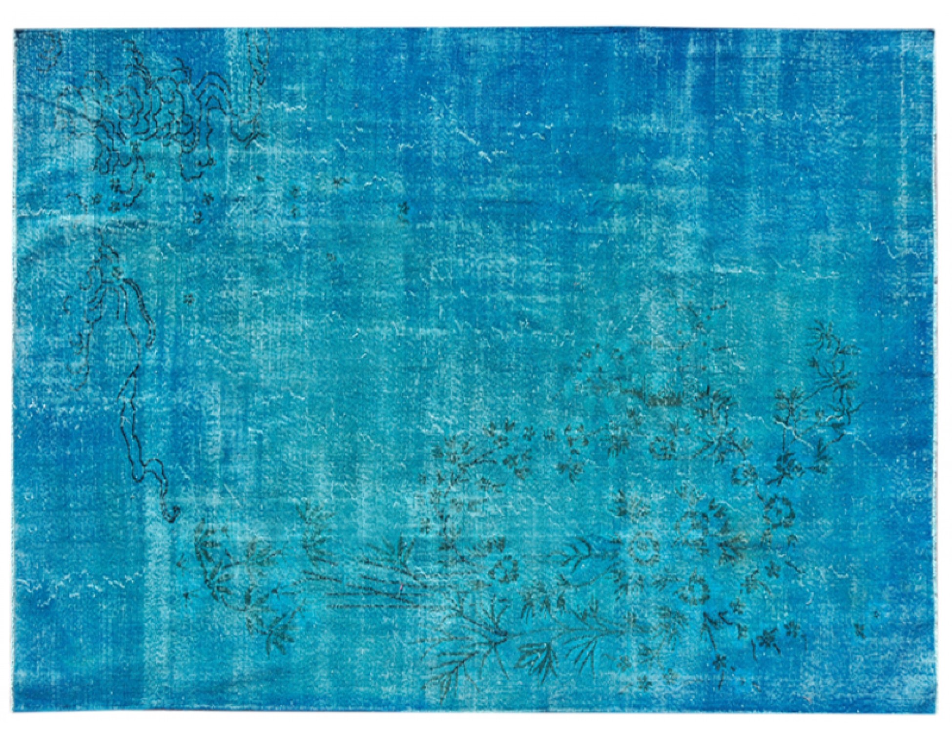 Tappeto Vintage  blu <br/>328 x 210 cm