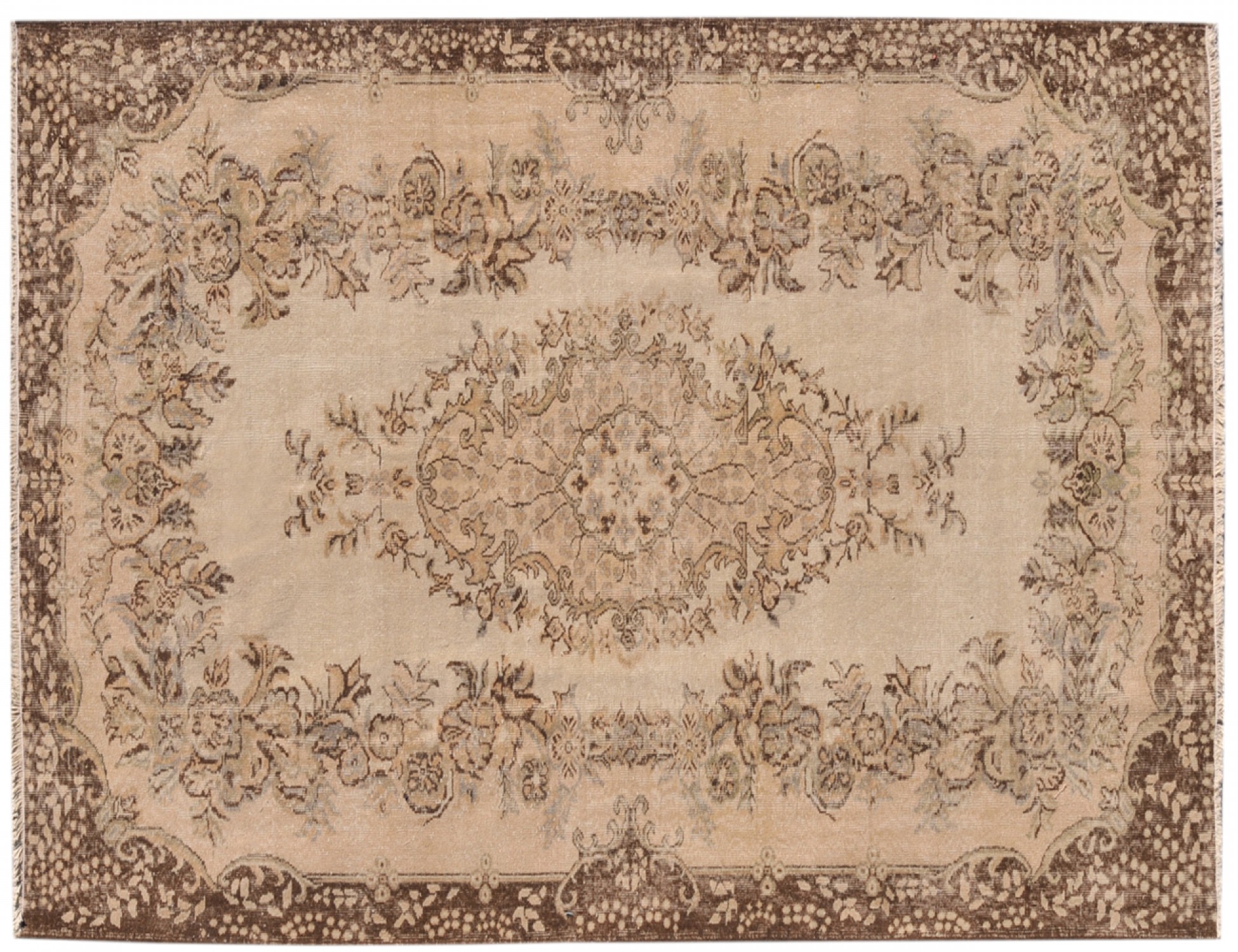 Alfombra vintage  beige <br/>298 x 198 cm