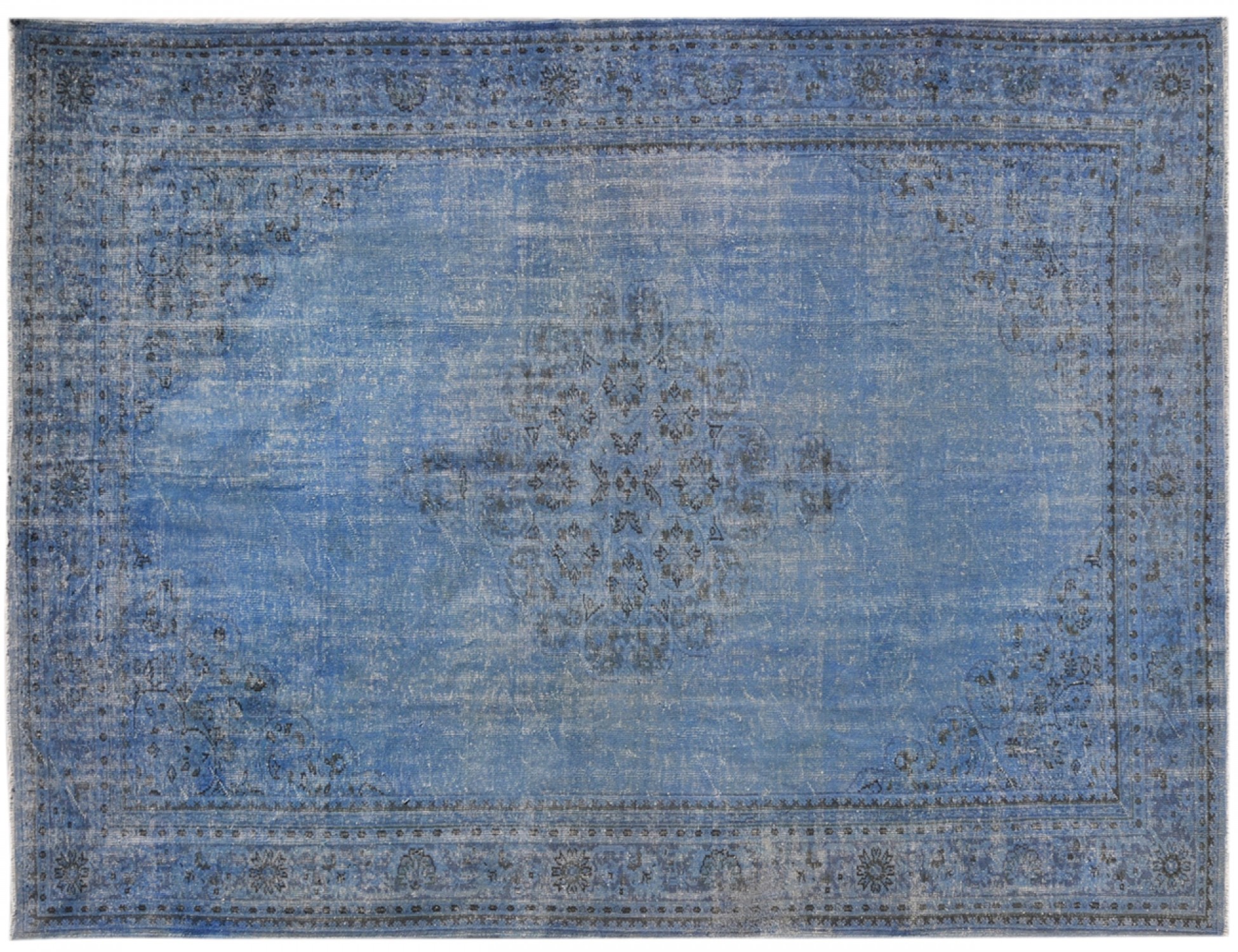 Vintage Teppich  blau <br/>380 x 292 cm