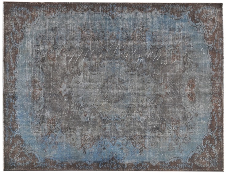 Grå Tyrkiet Vintage Tæppe 279 x 169 cm