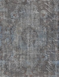 Grå Tyrkiet Vintage Tæppe 279 x 169 cm - view 1