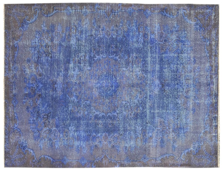 Blu Turco Tappeto Vintage 277 x 147 cm