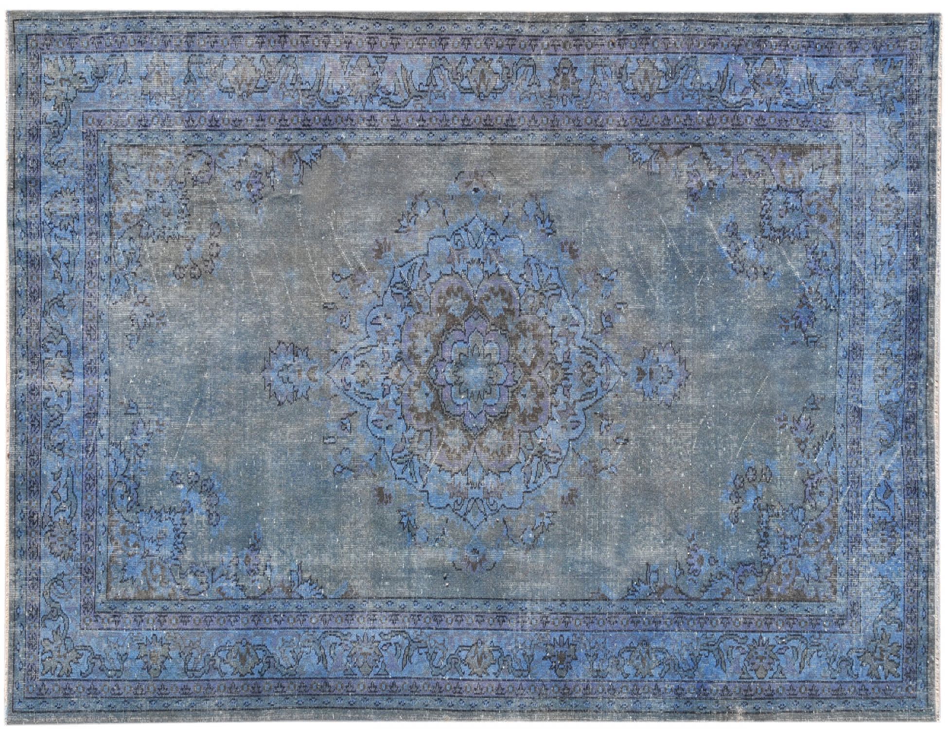 Tappeto Vintage  blu <br/>280 x 180 cm