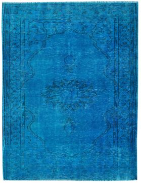 Vintage Teppich 265 X 156 blau