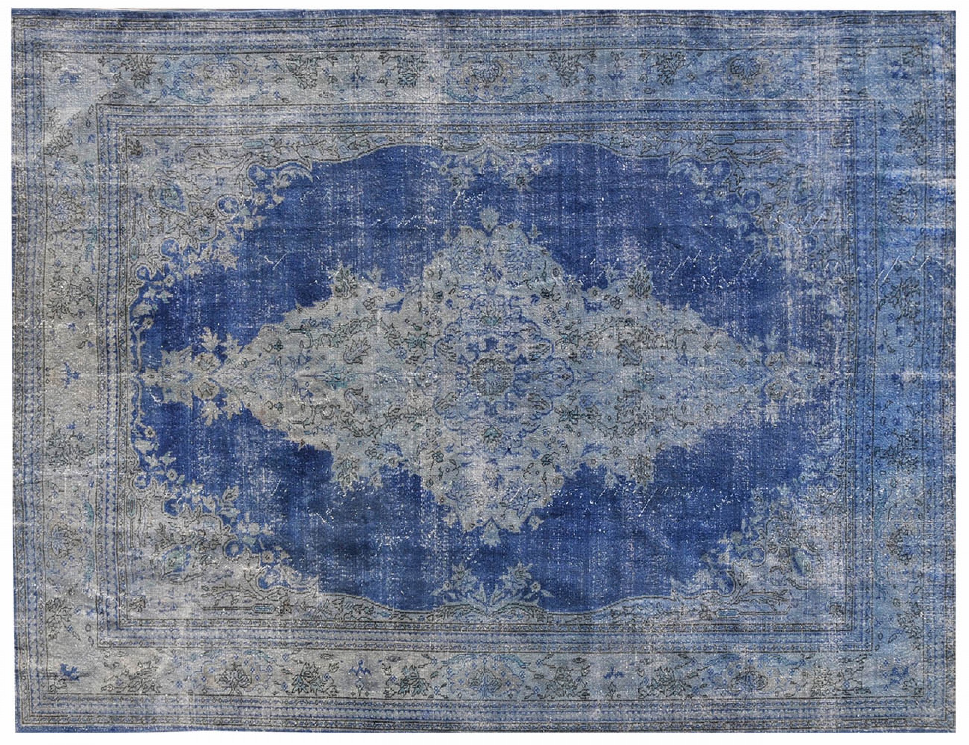 Vintage Teppe  blå <br/>350 x 270 cm