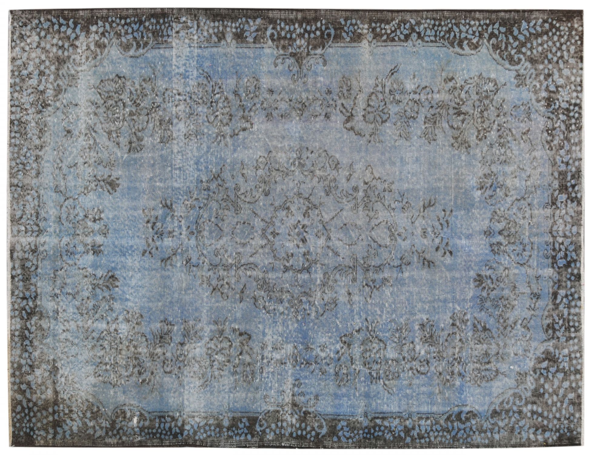 Alfombra vintage  azul <br/>290 x 177 cm
