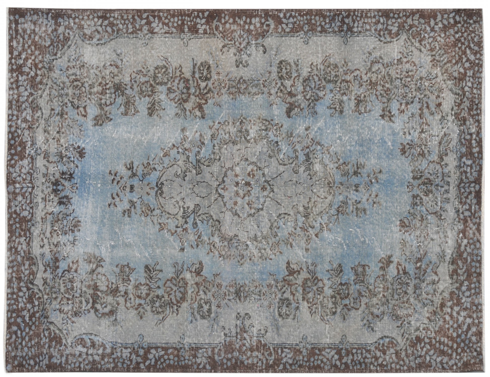 Tappeto Vintage  blu <br/>253 x 167 cm