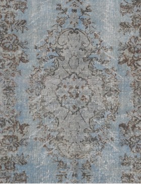 Blå Turkiet Vintage Matta  253 x 167 cm