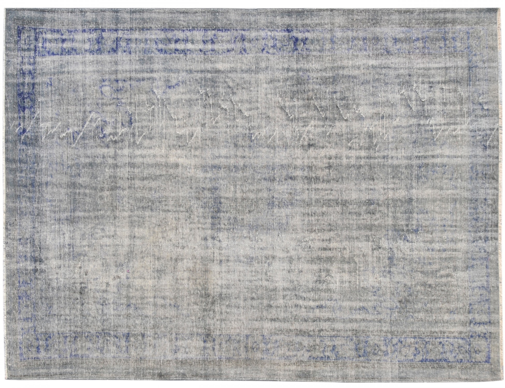 Alfombra vintage  azul <br/>327 x 215 cm