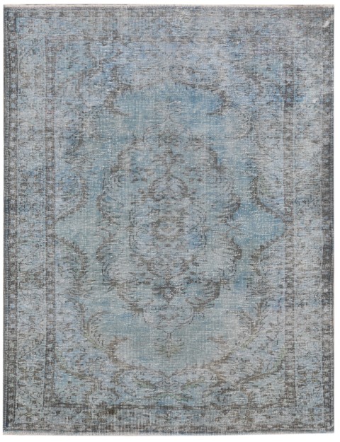 Blau Türkei Vintage Teppich 288 x 172 cm