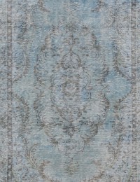 Blå Tyrkiet Vintage Tæppe 288 x 172 cm - view 2