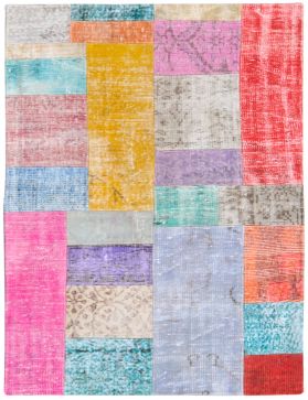 Alfombra patchwork 153 X 101 multicolor