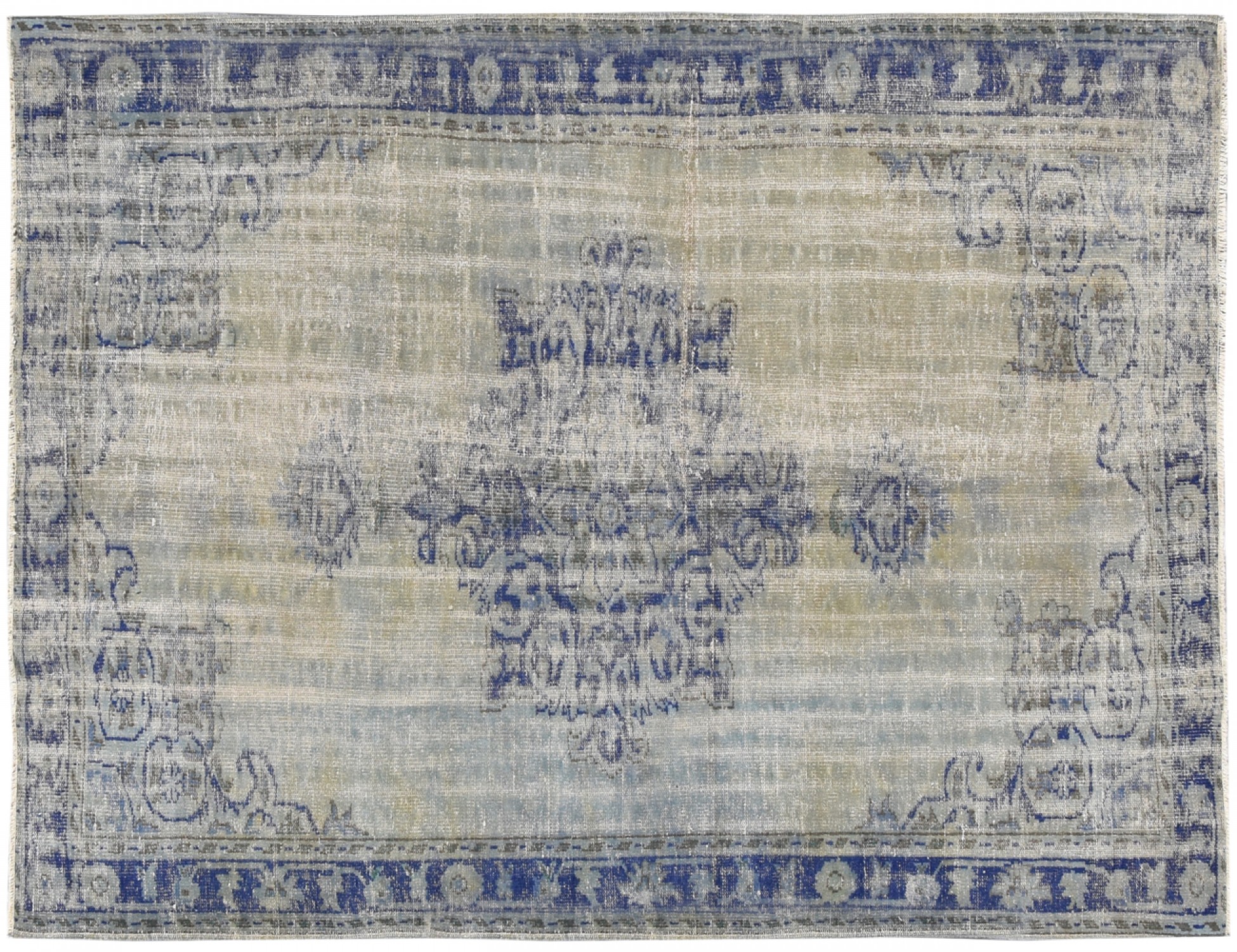 Vintage Matta  blå <br/>246 x 176 cm