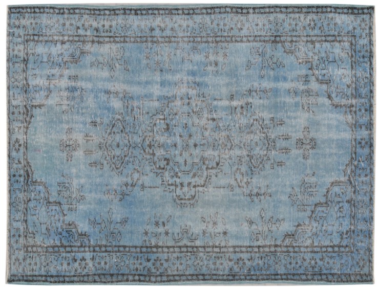 Blu Turco Tappeto Vintage 282 x 187 cm
