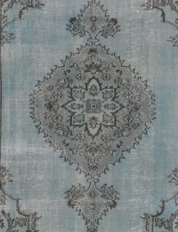 Blu Turco Tappeto Vintage 293 x 160 cm - view 1