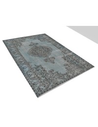 Blu Turco Tappeto Vintage 293 x 160 cm - view 3