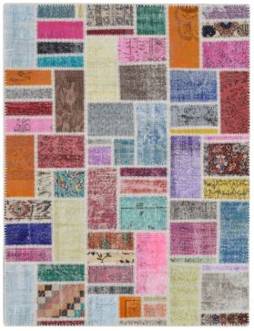 Patchwork Carpet 198 X 148 multicolor 