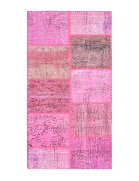 Patchwork Carpet 197 X 78 pink 