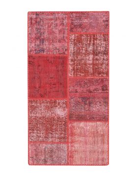 Tappeto Patchwork 149 X 78 rosso