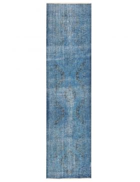 Vintage Teppich 327 X 134 blau