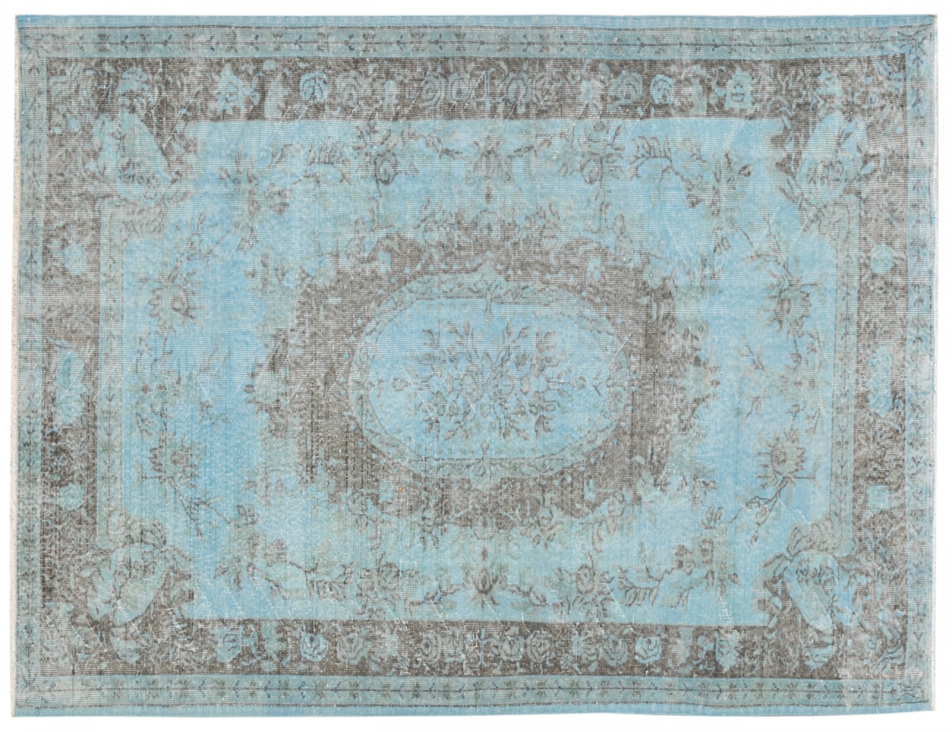 Tappeto Vintage  blu <br/>281 x 175 cm